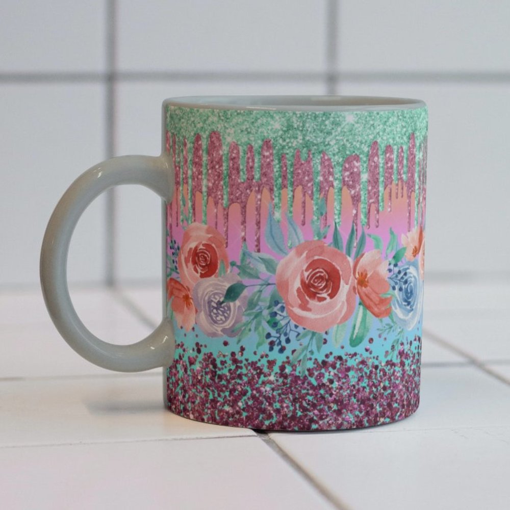 Beautiful whole wrap printed mug